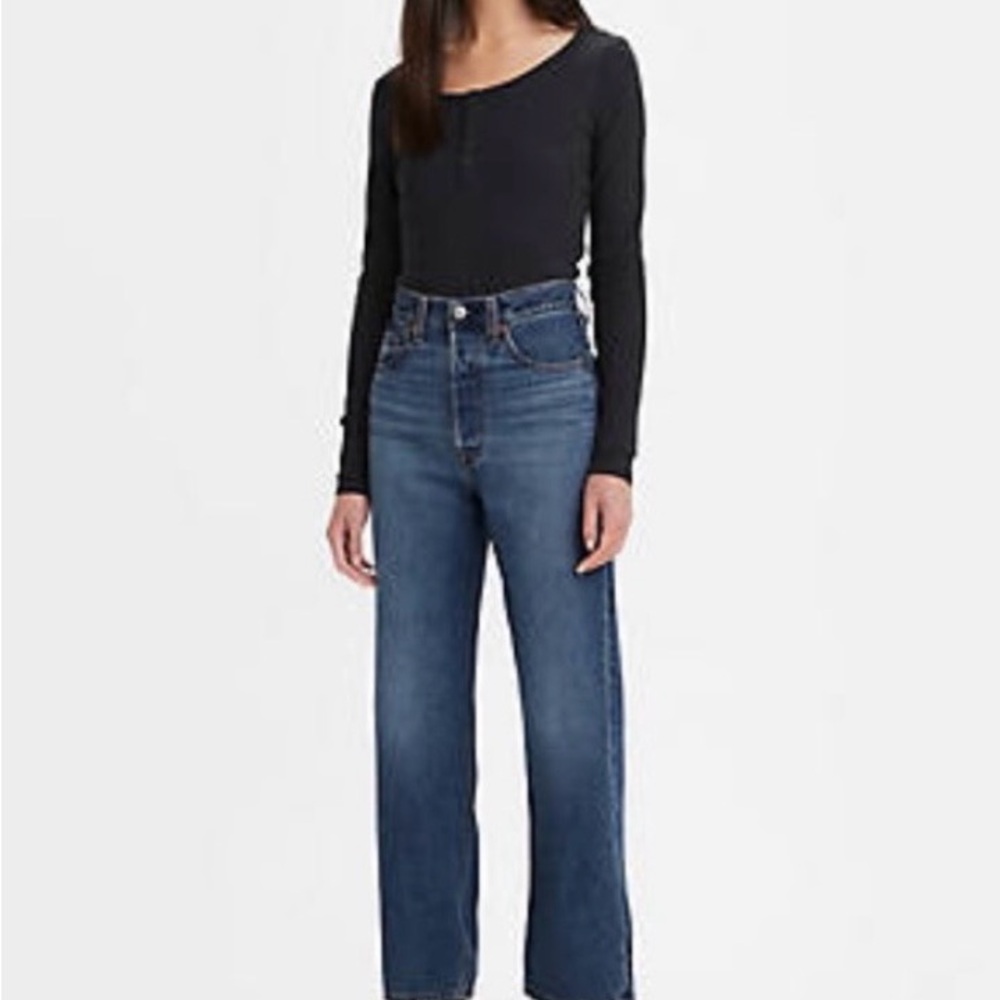 Levi's ribcage straight ankle Jean